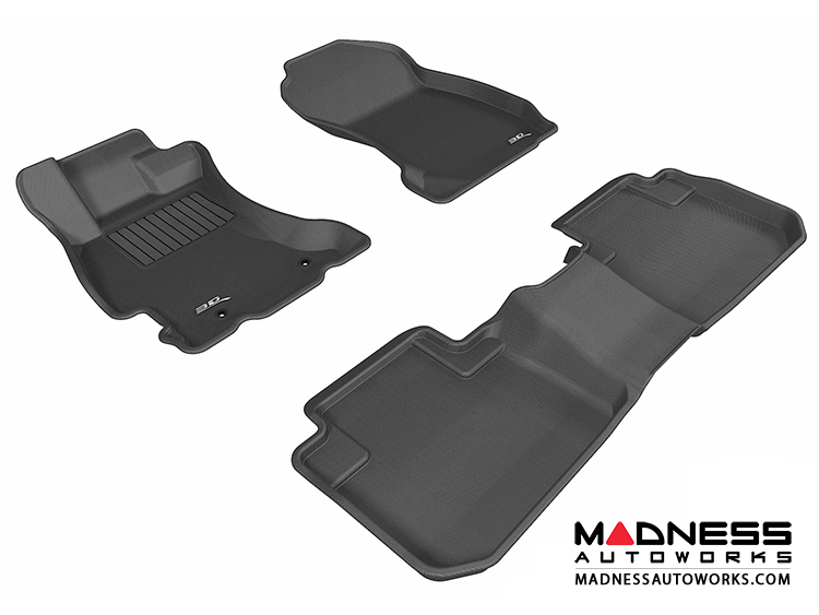 Subaru Forester Floor Mats (Set of 3) - Black by 3D MAXpider